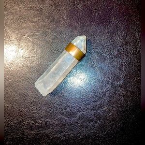 Quartz Crystal with Copper Ring